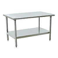 ShiZu STB-PHANG2 Stainless Steel Flat Top Work Table 2 layers