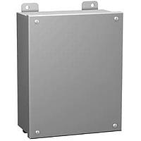 Hammond Manufacturing 1414SCGLP Junction Boxes NEMA 12 Mild Steel Lift Off Cover w/ Screws - No Panel 8 x 6 x 3.5"
