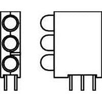 Dialight 564-0300-222F LED Circuit Board Indicators GREEN DIFFUSED