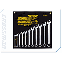 Crossman 96-084 11 Piece SAE Combination Wrench Set (3/8 - 1 inch)