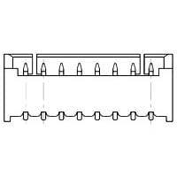 AMP Connectors - TE Connectivity 1-1734829-4 Shrouded 14 POS HDR R/A 1.25mm