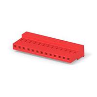 AMP Connectors - TE Connectivity 4-640433-3 Receptacle Housing 13P MTA156 CONN ASSY 22AWG RED