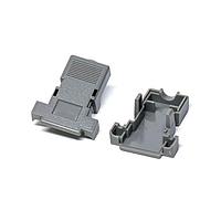 Amphenol CONEC 300X10929X D-Sub Backshells 9P DSUB HOOD GRAY WITH SNAP LOCKING