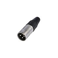 REAN RC3M-D Cable Connectors 3P MALE XLR CBL CONN NICKEL/SILVER - BUL