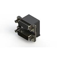 EDAC 664-015-264-006 Dual Port D-Sub Connectors Right-angle Dual Port D-Sub Connector