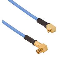 Amphenol SV Microwave FRSMPS-047-FRSMPM-060 RF Cable Assemblies SMPS R/A F SMPM R/A F 6"Cable