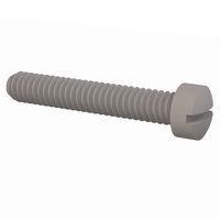 Essentra Components 012520F150 Machine Screw Fillister Slotted Screw, 1/4-20 Thread, 1 1/2 Lg