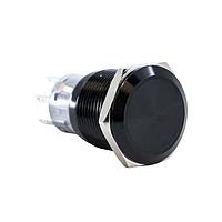 E-Switch PV4F2G011-341-M01 Anti-Vandal Anti-vandal, DPDT, On-On, Panel Mount, Front, Black, LED, Blue, Power Symbol, IP65