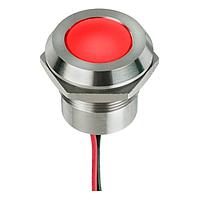 APEM Q22Y5SXXSR12E Indicators Supr Bright RED LED 12VDC 22mm Stls Stl