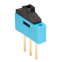 Same Sky (formerly CUI Devices) MSS-102545-28A-D Miniature Slide Switch Slide Switch, 10 x 2.5 x 7.8 mm, 2.8 mm Raised Slide actuator, TH