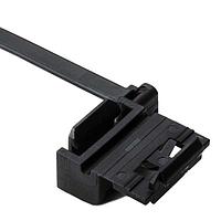 HellermannTyton 148-00092 - Wire Clamping , Version A, Diameter Attachment .17", 6.0" Long, Black, PA66HS, 500/pkg