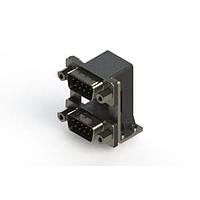 EDAC 661-009-664-059 Dual Port D-Sub Connectors Right-angle Dual Port D-Sub Connector