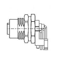 Amphenol LTW M12B-05PFFR-SF8001 Sensor Cables / Actuator Cables M12 CON RIGHT ANGLE 5 PIN F CONN F PIN