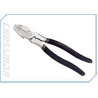 Crossman 95-549 Multi-Function Powerful Linemans Pliers w/ Crimping Die (9-1/2 inch)