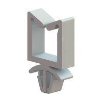 Essentra Components WS-SH-4-01 Square Hole Mount Wire Sdl,Square Hole Mnt,Natural