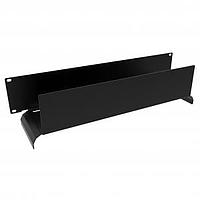 Hammond Manufacturing WCT2UBK Horizontal Waterfall Cable Trough WATERFALL CBL TROUGH 2U 3.50x19.0x4.0"