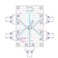 Qorvo CMD203C4-EVB RF Switch DC - 20 GHz SP4T Switch