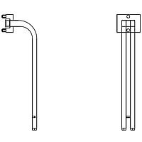 VCC 7512A5-4-A Rigid Light Pipes R/A LIGHT PIPE RJ45