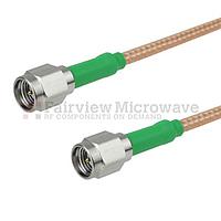 Fairview FMC0202317LF SMA Male to SMA Male Cable RG-316-DS Coax and RoHS Compliant