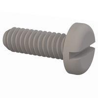 Essentra Components 012520P075 Pan Slotted Pan Slotted Screw, 1/4-20 Thread, 3/4 Lg