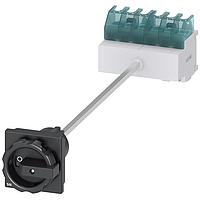 SIEMENS 3LD21133VK51 Rotary DISC SW 25A DOOR ROT HDL 4HOLE BLK 6P