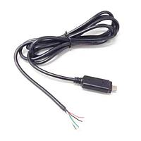 Connective Peripherals USBC-FS-RS232-0V-1800-WE USB 2.0 USB-C RS232 Serial Cable 1.8m wire end