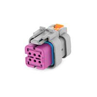 DEUTSCH - TE Connectivity 2320935-3 Housings AS16 HT, Plug, 6P, reduced seal, Code C