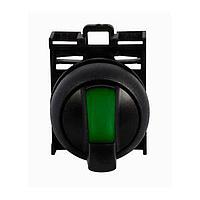 Eaton M22S-WLK-G Selector Switches ILL 2-POS MOM SEL SWTCH BLK-BZL GRN
