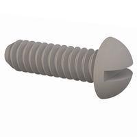 Essentra Components 010440R037 Round Slotted Round Slotted Screw, #4-40 Thread, 3/8 Lg