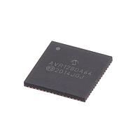Microchip Technology AVR128DA64-E/MR 8-bit Microcontrollers - MCU 128KB, 16KB RAM, 64p, 24MHz, 12b ADC, 3xComp, PTC, 3xZCD, DAC, UART, SPI, TWI
