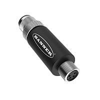 Banner Engineering S15A-M12M4M8F4 In-Line Wiring Adapter S15 A Series: In-Line Adapter; Voltage: 12-30 V dc; IP67; M12 Male 4-pin to M8 Female 4-pin