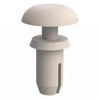 Essentra Components 27SR0012W Snap Rivet Snap Rivet, .127-.131 Hole, .122-.160 Panel Thk