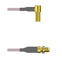 Amphenol Custom Cable Q-2S031000H024i RF Cable Assemblies SMA-RJB/SMA-SJB G142 24I
