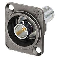 NEUTRIK NBB75DFGX Connectors RECP D Style grnded antraloy, 75 Ohm UHD