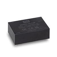 MEAN WELL DDRH-15-24P Isolated 15W 150-1500Vin 24V 0.625A PCB mnt