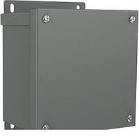 Hammond Manufacturing C3R886ESCNK Screw Cover N3R J Box, Screw Cover no K/O's - 8 x 8 x 6 - Steel/Gray