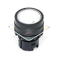 Omron Automation and Safety A22NZ-BNA-UWA Round, Flat White Plastic Bezel, Flat