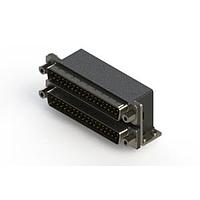 EDAC 661-037-264-053 Dual Port D-Sub Connectors Right-angle Dual Port D-Sub Connector