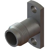 Amphenol SV Microwave SF3321-60003 Single Port Connectors 1.85mm F FlangMntCon 2Hole Accepts0.009 P
