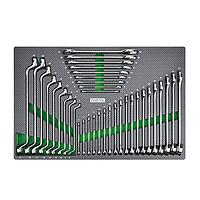 TOPTUL GED3710 Combination, Double Open End & Double Ring Wrench Set (37 pcs)