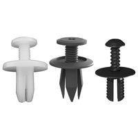 Essentra Components 401022 Snap Rivet Unscrewing Snap Rivet, .250 Hole, .156 Panel Thk