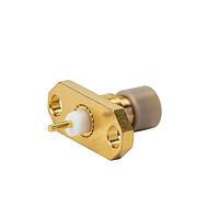 HUBER+SUHNER 13_SMPSL-50-0-F1C RF Connectors / Coaxial Connectors SELF LOCKING SMP male Panel Mount Connector