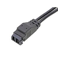 Molex 218055-0210 Cable Assemblies EXTreme Guardian Plug-to-Pigtail (OTS) Cable Assembly 11mm Pitch Single Row 1m Length 2 Ckts Blk