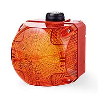 Auer Signal 874171408 LED Multifunction Beacon QBS LED multifunction beacon 24-48 V AC/DC amber, red (RAL 3000)