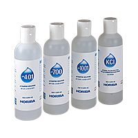 HORIBA 502-S USA pH Buffer Solution Kit (250 mL; 4.01 / 7.00 / 10.01 / KCl 3.33 M)