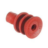 AMP Connectors - TE Connectivity 348989-1 Accessories .05MM CABLE SEAL LC RED