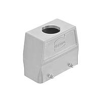 HARTING 19440165405 Hoods 16B INOX (Stainless Steel) Cover for Housing, Double Lever, w/ lanyard
