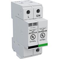 CITEL DS72US-120S/G AC Power Din Rail AC Power Surge Suppressor, 70kA max, 240/120V Split Phase, 1P+GSG