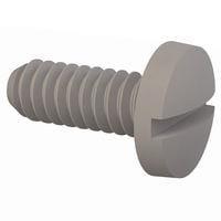 Essentra Components 011024B050 Machine Screw Binder Slotted Screw, #10-24 Thread, 1/2 in Lg