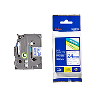 BROTHER TZe-253 24mm TZe-Tape Blue on White